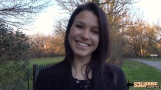 Rörig anal creampie för amatörbrunett fransk slampa