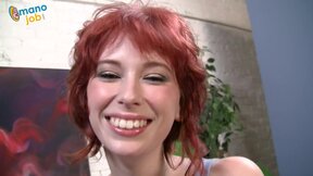 18 Y.O. Redhead With Big All-Natural 32DDs Zoey Nixon Finishes the Job for a Cum Blast Face Splatter!
