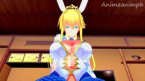 Endless Thighjobs with Artoria Pendragon from Fate Grand Order