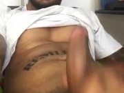 Jerking off with my sport t shirt on. Onlyfans indigo_boyx CHATURBATE INDIGODUDE