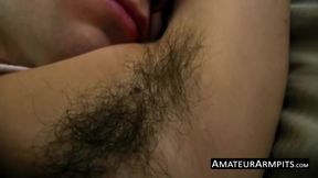 Handsome cock sucker wanks his hairy rod like never before