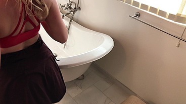 Sex with my stepbrother in the bathroom - Erin Electra