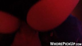 Masked Prostitute Gets DP After Hot POV BJ