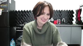 Big Tit Mom with Hairy Pussy Takes It Deep