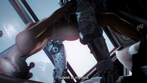 Car Toon - Android Series - Hard Dominator 3000 - Stretches Rays Pussy Until She Orgasms From His Pressure [eng Sub]