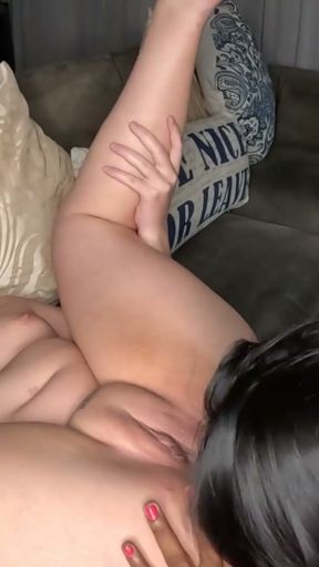 Dirty talking interracial missionary, doggy style ass sniffing   Clip 1