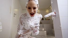 Naughty FOAMY Handjob