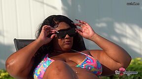 Dallas Playhouse Ebony Bbw Takes Bbc By The Pool 720p