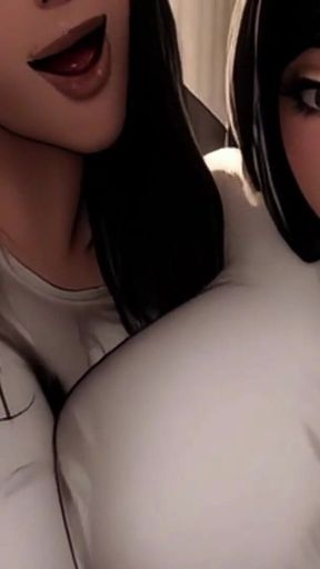 Korean Stepdaughter & Stepmom Share Black Stepdad's BBC