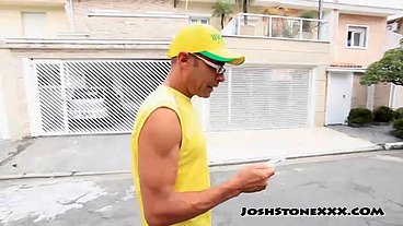 Big Booty Brazilian Babe Monique is Fucked by Ramons Monster Cock