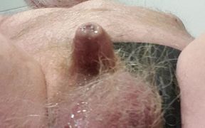 Tiny Dick Peeing and Cumming