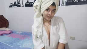 big ass latina in the bathroom