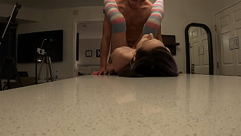 TS Jessica Moon Fucked on Kitchen Counter