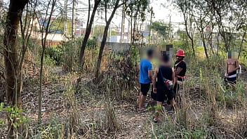 Security Joins Wild Woods Orgy: Hard Fucking in Nature