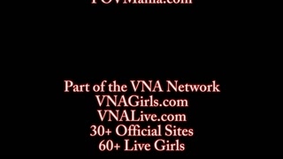 POVMania - College Cutie Casey Cumz Mouth Fucks Miles Long!