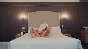 Slutty FemBoy Nurse struggles to take Daddy’s Thick Cock