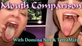 Mouth Comparison - Domina Nox & TerraMizu - HD 720 WMV