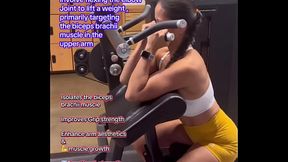 Bicep Curls  #BeginnerWorkout, #FitnessTutorial, #WorkoutTutorial, #HowTo, #Form, #Technique#biceps ...