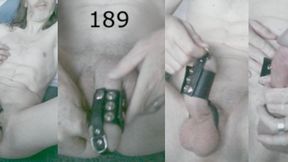 Heteroflexible K solo V189: thin slim fit muscular vascular hung older cock ring ball stretcher combo