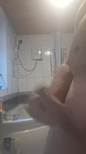 Bathtime wank