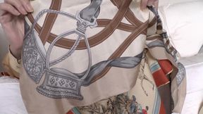 Cum on Stepmother's Silk Scarf, Lady Victoria Valente