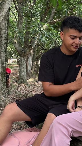 Moans in the Woods: I Saw a Couple Giving Each Other a Hard Outdoors and I Masturbated While Recording