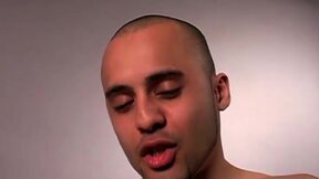 Sexy latino Billy released a big load after jacking his big cock