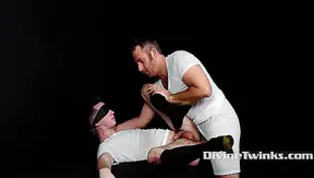 First-Time Devotion: Young Twink Bows Down for Holy Cock Ritual – 18+