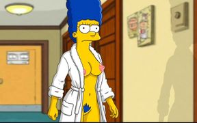Cuckold's Wife Doesn't Like Being Alone. Cartoon Parody.