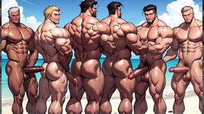 insane gay orgy on a caribbean island. gay porn daddy pat 1