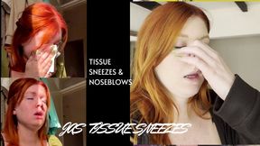 JAS HEATING UP THE SUMMER WITH TISSUE SNEEZES AND NOSEBLOWS! wmv version