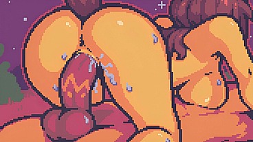 SEXY TANUKI GIRL RIDING HUGE COCK IN THE MIDDLE OF THE WOODS! - Lewd Leaf Land