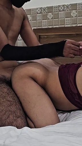 Leaving girlfriend tied with belt