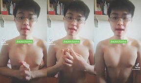 Naked workout cumming from raw positivity