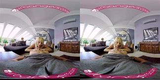 VR BANGERS KATY ROSE LADY IN RED – BLONDE GIRL STOCKINGS 4K PORN