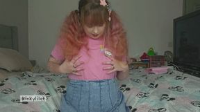 Taboo ABDL DDLG pissing diaper Humping Orgasm