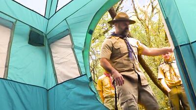Scout lads are getting fucked by Bishop Angus in the wild