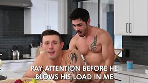 Inked hunk Derek Kage gets his ass ruined by massive cocks in intense ASGmax action