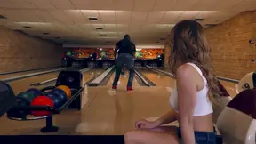 Hot Interracial Bowling Night Foursome with Anina & Diya Dior!