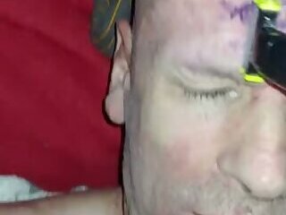 Sclav roman futut cu mana si lachit cu tatuaje de sclav