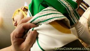 ”Japanese Cosplay Hot Chick Gets Jizzed”