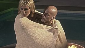 Big Cocks Fans Scene-4 Sexy Small-titted Blonde MILF Gets Fucked by a Huge Cock by the Pool.