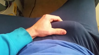 Guy With Accent Dirty Talk And Masturbate Cums Hard After Watching Porn