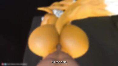 The Pokemon slut has only one goal in life: to be a toilet for sperm, and she confidently goes towards her dream[eng sub reaction