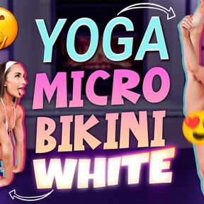 White Microbikini Hot Yoga - Hannahjames710