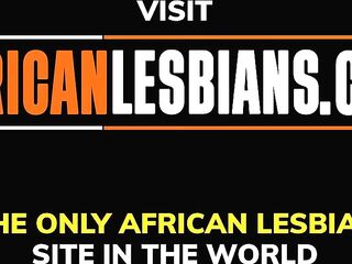 AFRO LESBOS - Zulu lesbian babes escape tribe for a day and drown in vagina juice