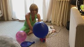 Holiday fun in the uk! With some balloons