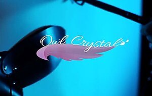 Owl crystal, honey gagged blonde fucked intense and filled with cum