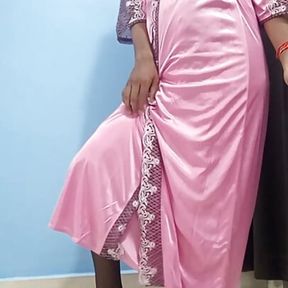 My stepmom hungry for fuking I love sexy satin dress