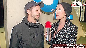 german real street casting - girl ask guys for sex in public